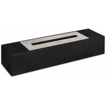 Salama Tischkamin Freistehender BioKamin + 1L Ethanolfrei Schwarz - Kiini