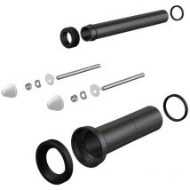 Alcaplast - kit de raccordement pour entrée et sortie pour wc mural version allongée alcadrain M9000