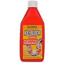 Kilrock Kil-Block Plughole and Drain Unblocker - 500ml