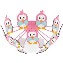 Eglo - Design Kinder Spiel Zimmer Decken Beleuchtung Strahler Lampe Eulen Tier Motive Leuchte 95637