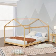 [en.casa] - Kinderbett Vindafjord 160x200cm Bambus