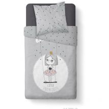 Kinderbettwäsche 140x200 cm kool, beidseitig, gemustert