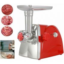 Senderpick - Hachoir à viande électrique Machine à saucisses en acier inoxydable 3-en-1 Multi Meat Grinder Sausage Filler Food Processor with Plug,