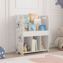[en.casa] - Kinderregal Røyrvik 75x62x29 cm mit Koala Motiv