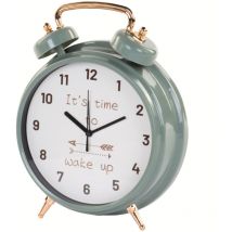 Stylischer Kinderwecker mit Alarm – 24 x 7,3 x 30 cm – Robuste Konstruktion – Gut lesbares Zifferblatt