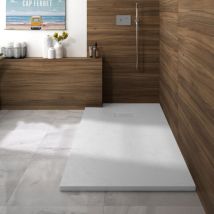 Receveur 160 x 100 Kinerock evo biolex rectangle blanc - Kinedo