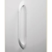 Kinedo - Barra de soporte vertical blanca para atornillar 45 cm