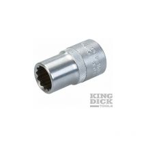 Socket 1/2' sd 12pt Metric 13mm HSM213 - King Dick