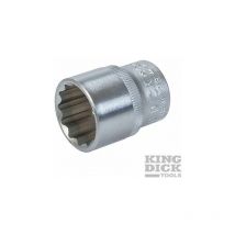 Socket 1/2' sd 12pt Metric 23mm HSM223 - King Dick