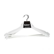 Gruccia set 3 stücke weisses holz qualität a 45x1,2x23h cm - King Home