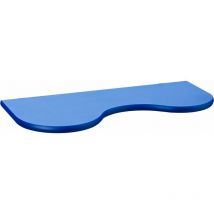 King Home - Evier pour enfants (26x76x2 cm) wave bleu mdf carton de 4 pièces