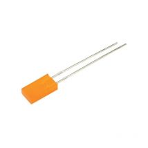 Led ambre rectangulaire 2 x 5 mm 5 mcd 110 ° 30 mA 2 v C666632 - Kingbright