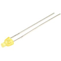 Kingbright LED jaune plat 2 mm 8 mcd 70 ° 30 mA 2.1 V C666852