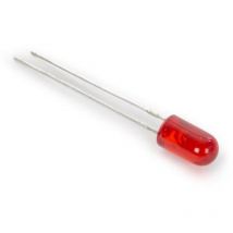 Lámpara led estándar de 5 mm de rojo difuso
