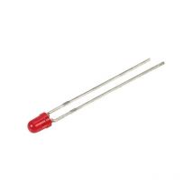 Led rouge rond 3 mm 3 mcd 40 ° 30 mA 1.7 v C664182 - Kingbright
