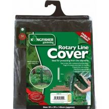 Kingfisher - Rotary Washing Line Parasol Garden Furniture Cover Green Waterproof