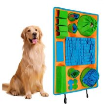 Kingsaid Snuffle Mat for Dogs Interactive Feeding Game for Boredom and Mental Stimulation Dog Feeding Mat Encourages Natural Foraging Skills and Slow