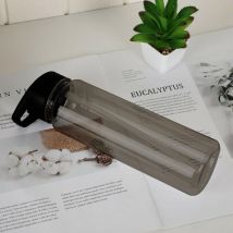 Kingsaid Water Bottle with Straw 750ml Plastic Leakproof Bottle for Cold Water Reusable Transparent Gym Bottle for Sport Picnic Traveling Study