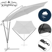 Kingsleeve - Juego de protección contra el viento para sombrillas set de correas y ganchos robustos