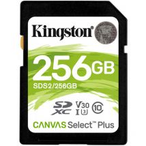 Kingston - 256GB sdxc 100R C10 uhs-i U3 V30 - Extended Capacity sd (sdxc) (SDS2/256GB)