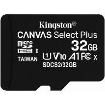 Kingston - 32GB micSDHC 100R A1 C10 w/o adp - High Capacity sd (MicroSDHC) (SDCS2/32GBSP)