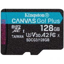 Kingston - Canvas Go Plus - 128 Go - MicroSD - Classe 10 - uhs-i - 170 Mo/s - 90 Mo/s (SDCG3/128GBSP)