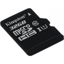 Kingston - Canvas Select - 32 Go - MicroSDHC - Classe 10 - uhs-i - 80 Mo/s - 10 Mo/s (SDCS/32GBSP)