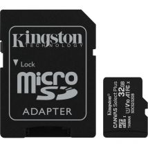 Kingston - Canvas Select Plus - 32 Go - MicroSDHC - Classe 10 - uhs-i - 100 Mo/s - Class 1 (U1) (SDCS2/32GB-3P1A)