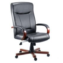 Kingston Executive Chair Black Mahog