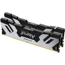 Kingston - 96GB(2x48GB) DDR5 6400MT/s CL32 Silver/Black xmp KF564C32RSK2-96
