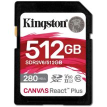 Kingston - Carte mémoire sdxc uhs-ii 280R/150W U3 V60 de Technology 512 Go pour Full HD/4K