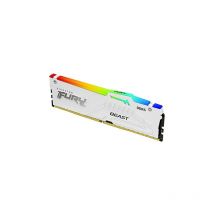 KINGSTON Kingston Fury Beast Blanc RGB Expo 64GB 5200MT/s DDR5 CL36 DIMM Mémoire pour PC de Gamer Kit de 2 - KF552C36BWEAK2-64
