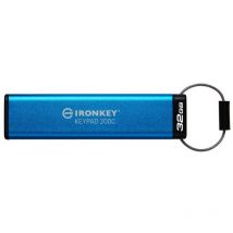 Kingston - IronKey Keypad 200C Clé usb Type-C à chiffrement matériel fips 140-3 niveau 3 (en attente) avec chiffrement matériel xts-aes 256 bits
