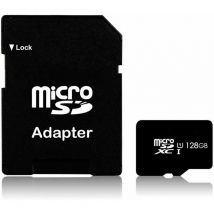 Kingston - 128GB MicroSDXC Memory Card with Adaptor - uhs-i Class 10