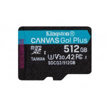 Kingston - Trans Flash 512 Gb Canvas Go Plus (Sdcg3/512Gbsp) Class 10 (Senza Adattatore)
