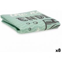 Funda para Tabla de Planchar Verde 140 x 50 cm Lavadora (8 Unidades) - Kipit