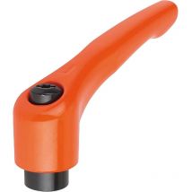Klipp Klemmhebel (Klemmgriff) mit Innengewinde Spannhebel ø m 8 orange