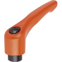 Klipp Klemmhebel (Klemmgriff) mit Innengewinde Spannhebel ø m 10 orange