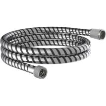 Brauseschlauch 150 cm, Kunststoff, Schwarz/Chrom - Kirchhoff