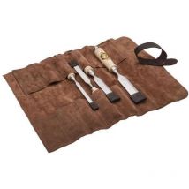 Kirschen - stechbeitelsatz 4-tlg. ledertasche 10-16-20-26