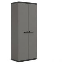 Keter armoire utilitaire piu, Gris / Noir, 68 x 39 x 166 cm