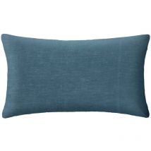Kopfkissenbezug Linah - duckblau - Leinen gewaschen 50x70 cm Atmosphera créateur d'intérieur