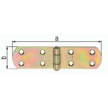 Gah 315788 Kistenband Höhe 400 Mm B.offen40 Mm Stärke 3 Mm Stahl Galvanisch Gel