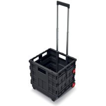 Chariot de transport pliable – Diable – Charge max 25 kg – Aluminium – Roues élastomère – Kistenberg