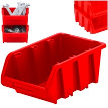 Kistenberg - Caja de Taller 16 Roja, 240x390x180mm, Almacenaje y Organización, Resistente, Compacta, Ideal para Talleres y Oficinas.