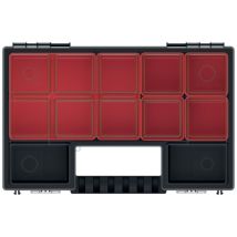 Coffret multi-outils – Boîte de rangement Kistenberg NORB KNO30205B-S429 – Plastique haute qualité – 287 x 186 x 50 mm