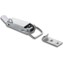 Kistenverschluss absperrbar 102x23, Stahl vernickelt