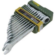 Kit 12 Cles mixtes plate oeil - 6 a 19 mm
