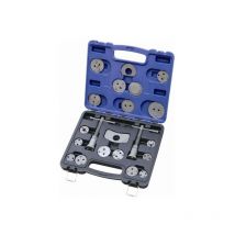 Grecoshop - Kit 2 Arretratori/Arretratore manuali con flange/adattatori/placche intercambiabili per manutenzione pistoni freni/freno a disco set 21