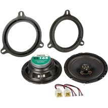 Adnauto - Kit 2 haut-parleurs coaxiaux 10cm + entretoises compatible avec Dacia Renault Nissan